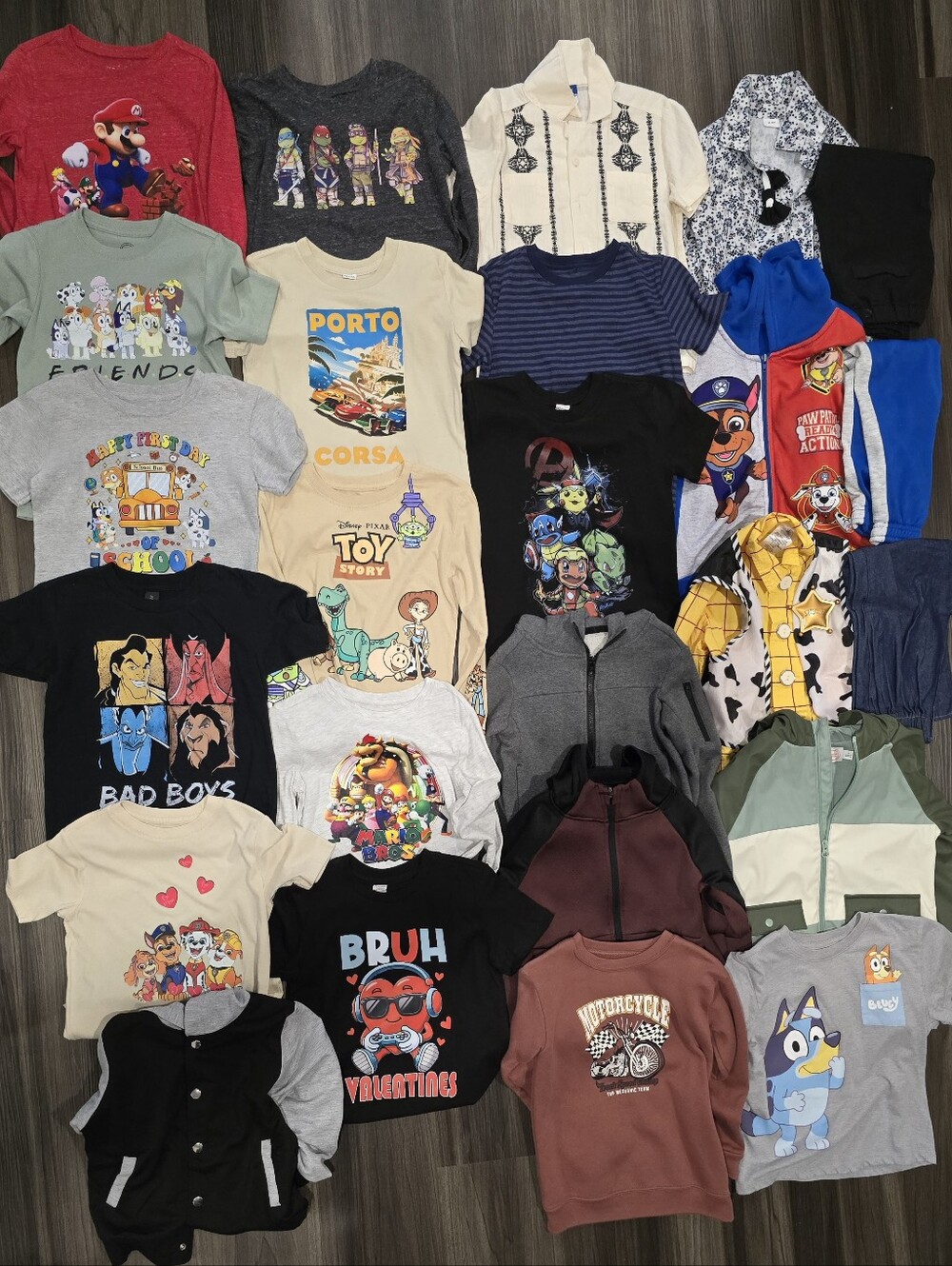 Mix Lot of Kids Graphic T-Shirts